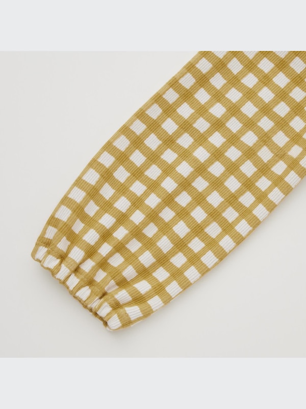 リブクルーネックT（長袖）