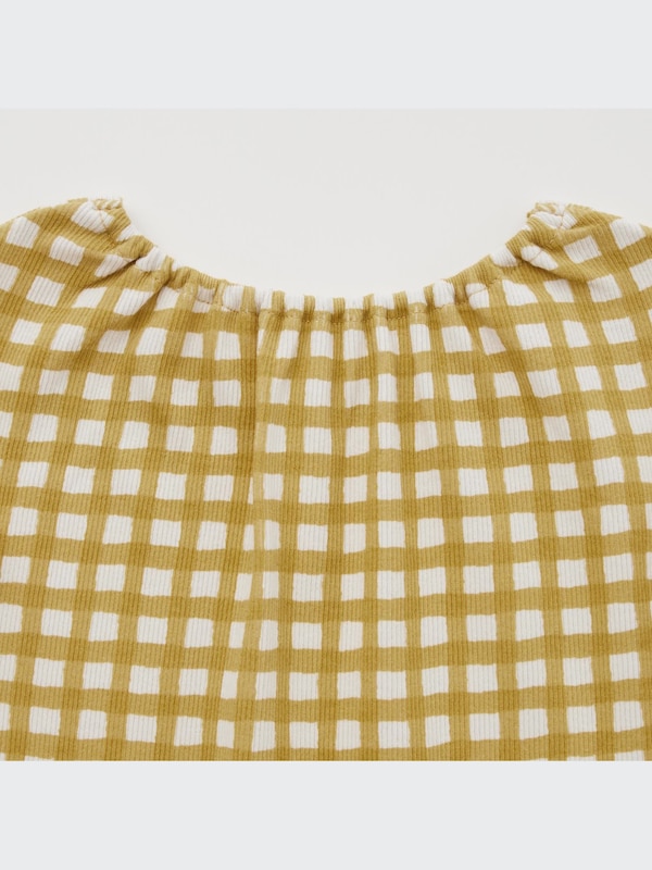 リブクルーネックT（長袖）