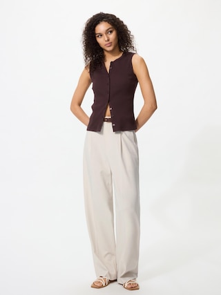 タックワイドパンツ/丈長め