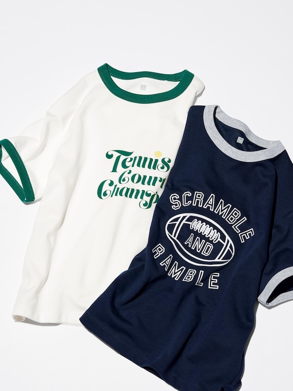 エアリズムコットングラフィックTシャツ