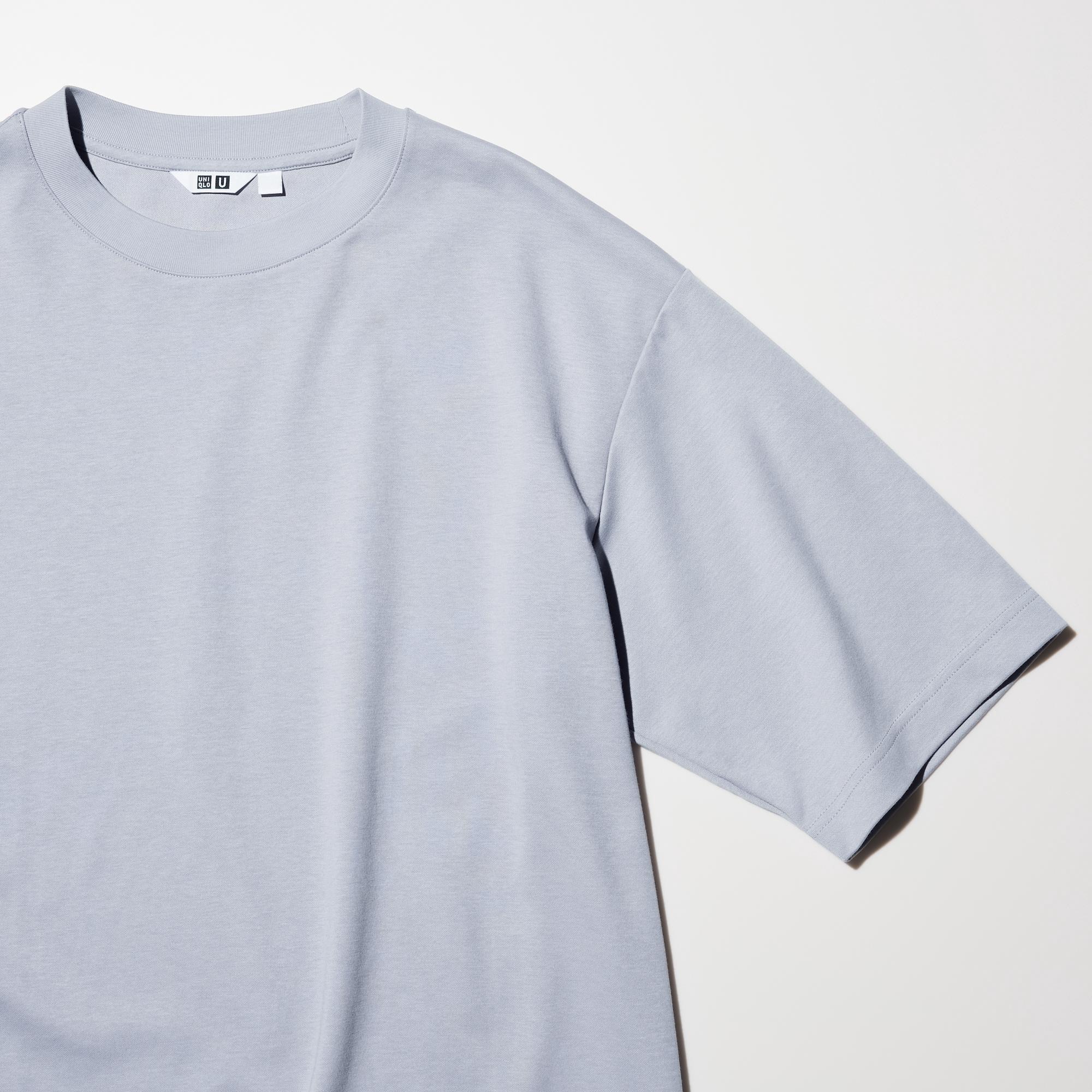 MEN エアリズムコットンオーバーサイズTシャツ/5分袖 | UNIQLO UNIFORM