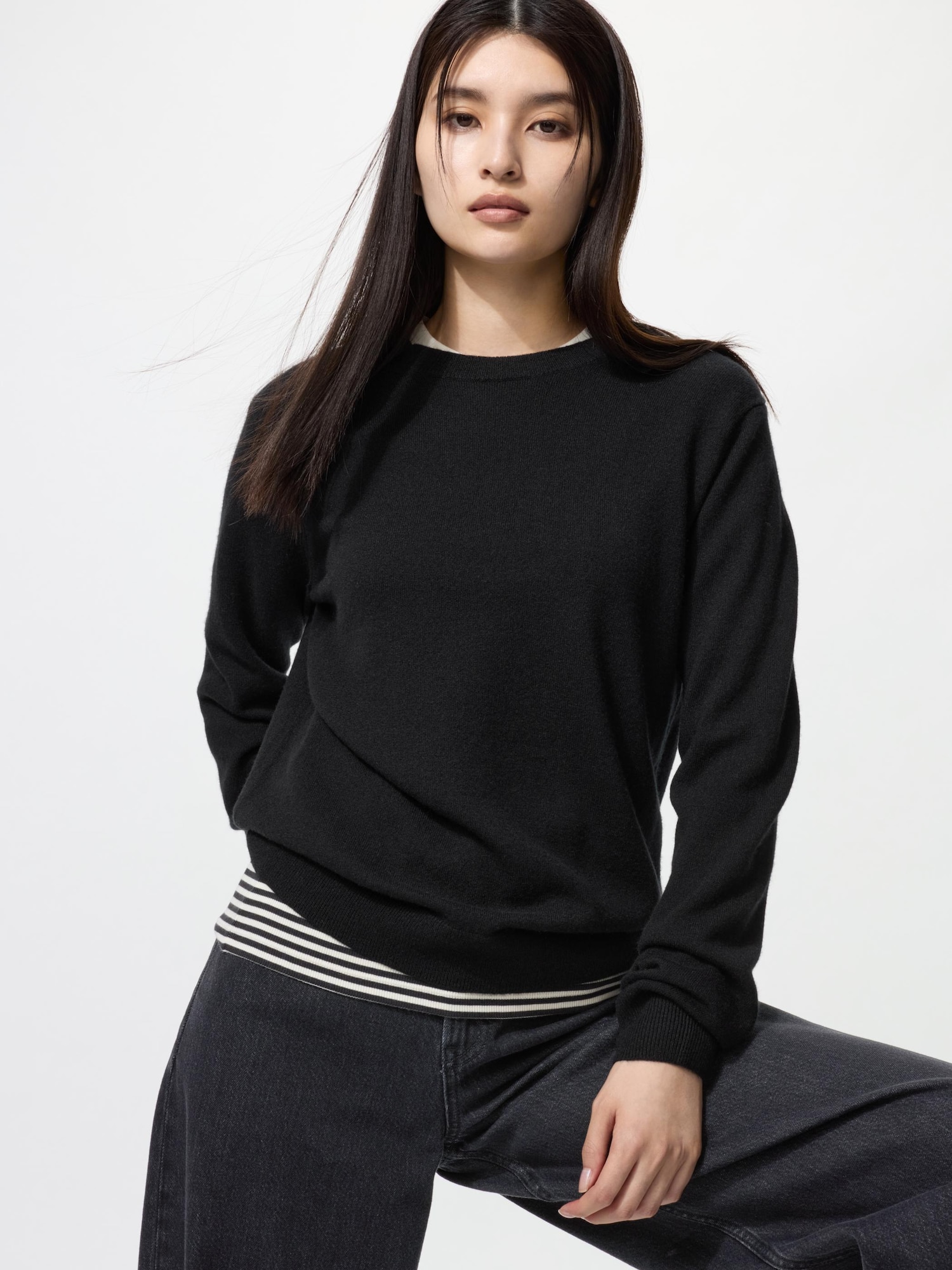 UNIQLO公式 | レディースのニット・セーター (カシミヤ)