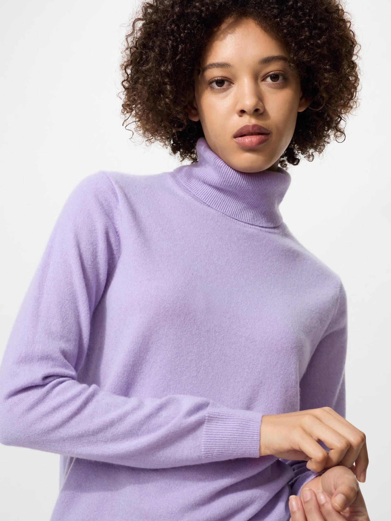 UNIQLO - ユニクロWOMENヒートテックウルトラライトタートルネックT長袖XXL：パープル 2023秋冬新作】ユニクロのレディース・ヒートテックウルトラ