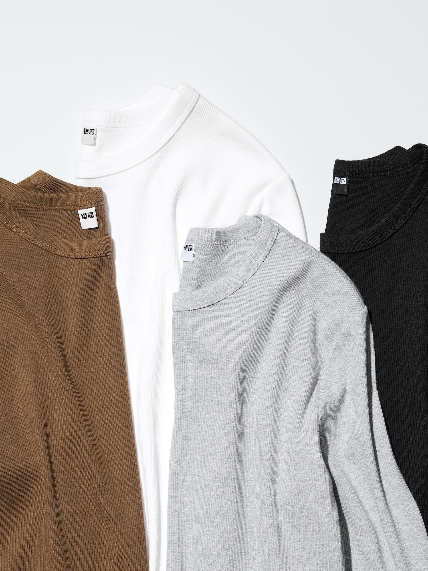 ユニクロ公式 | ソフトリブクルーネックT/長袖