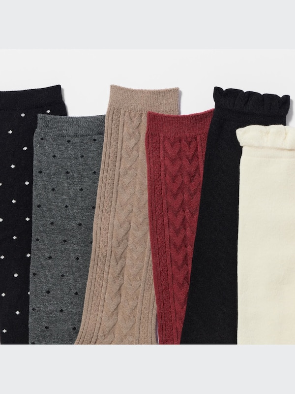 GIRLS ヒートテックハイソックス（2足組）