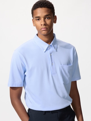 エアリズムカノコポロシャツ/ボタンダウン