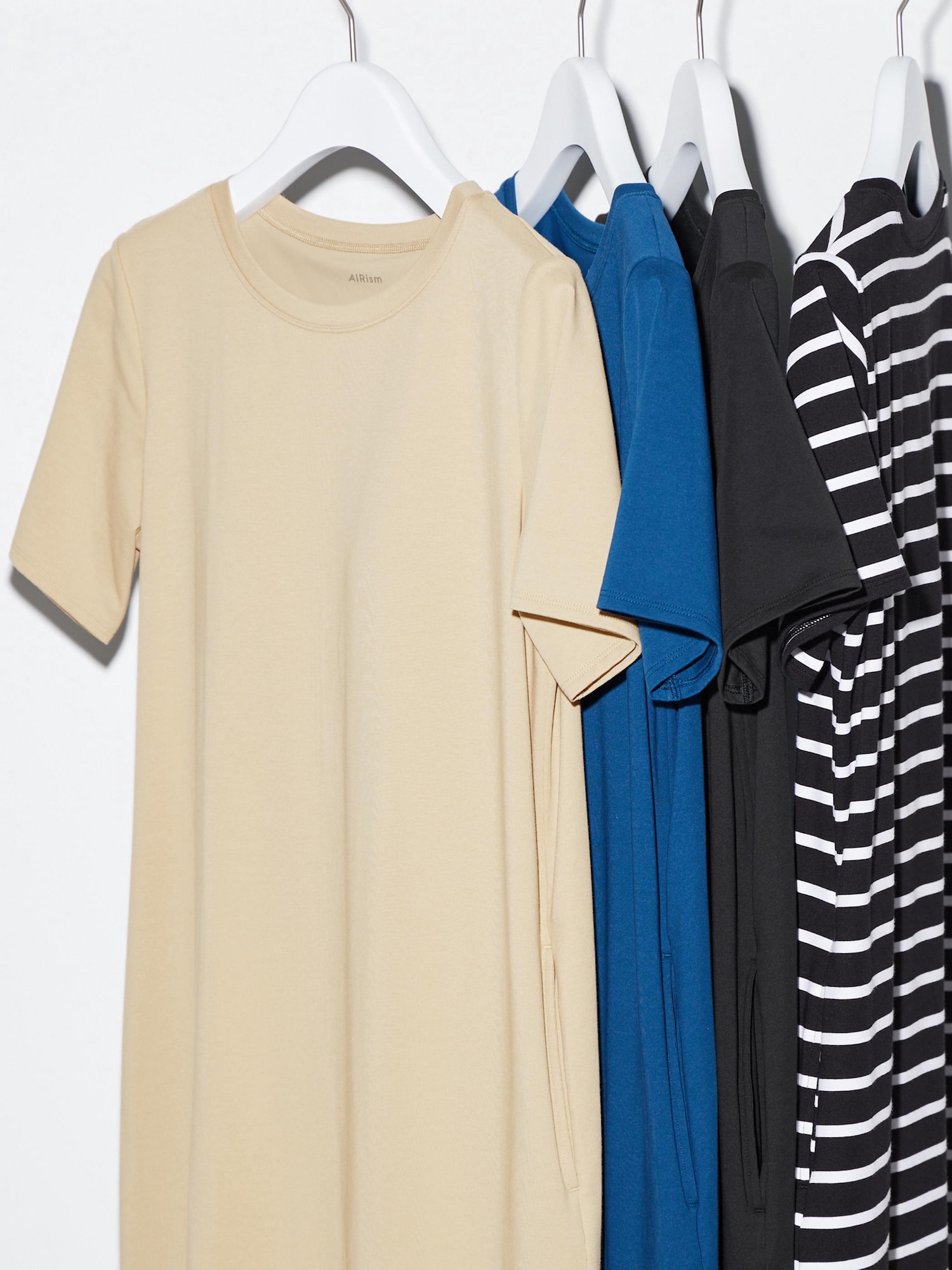 ユニクロ公式 | エアリズムコットンブラワンピース/ボーダー