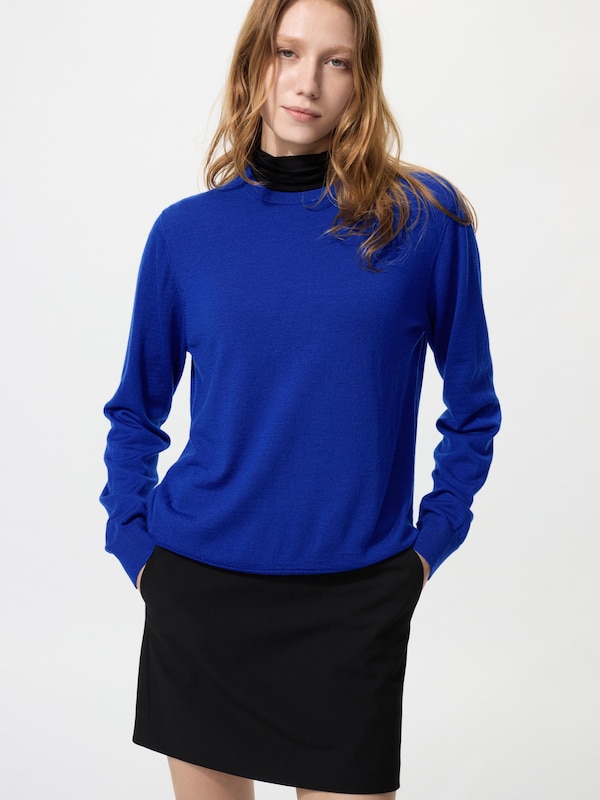 メリノクルーネックセー��ター