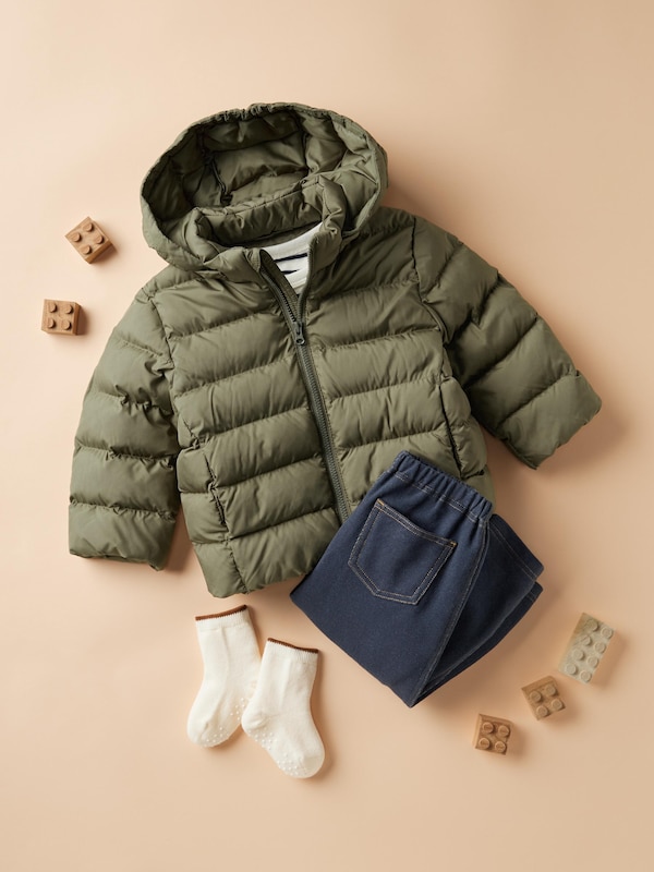 リラックスフィットレギンス/デニムライク/10分丈