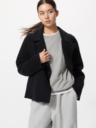 ソフトニットフリースクルーネックT