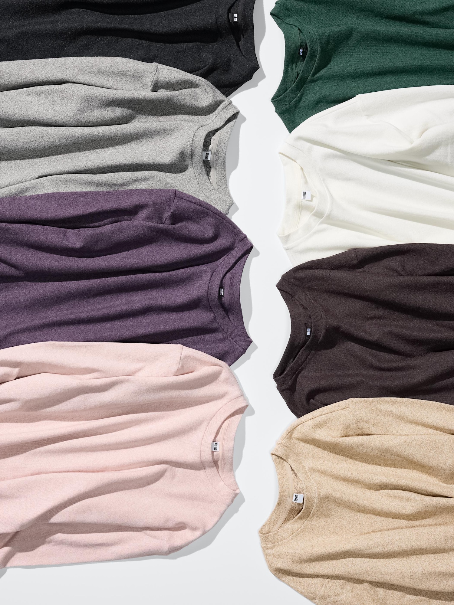 ユニクロ公式 | ソフトニットフリースクルーネックT