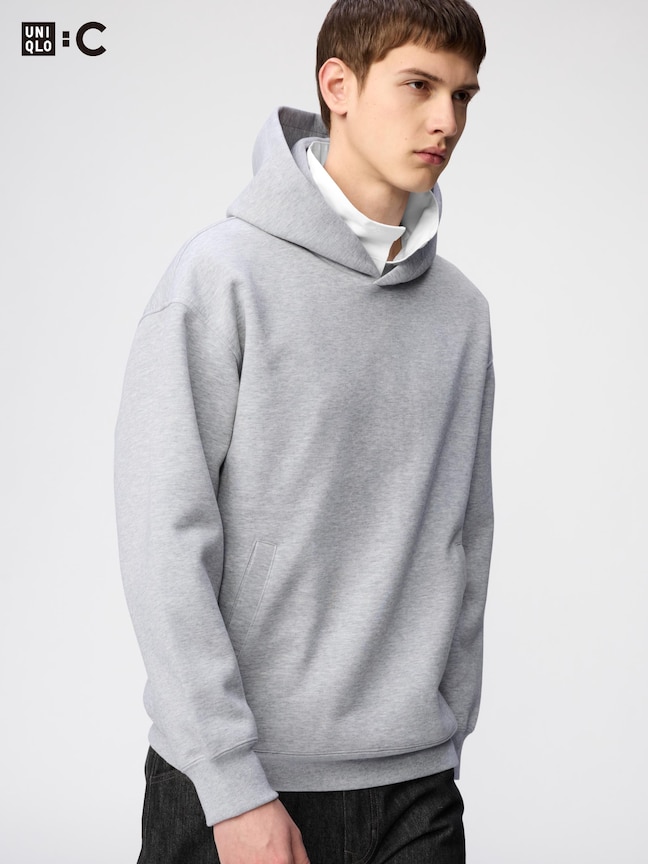 寬版休閒連帽上衣(UNIQLO：C)