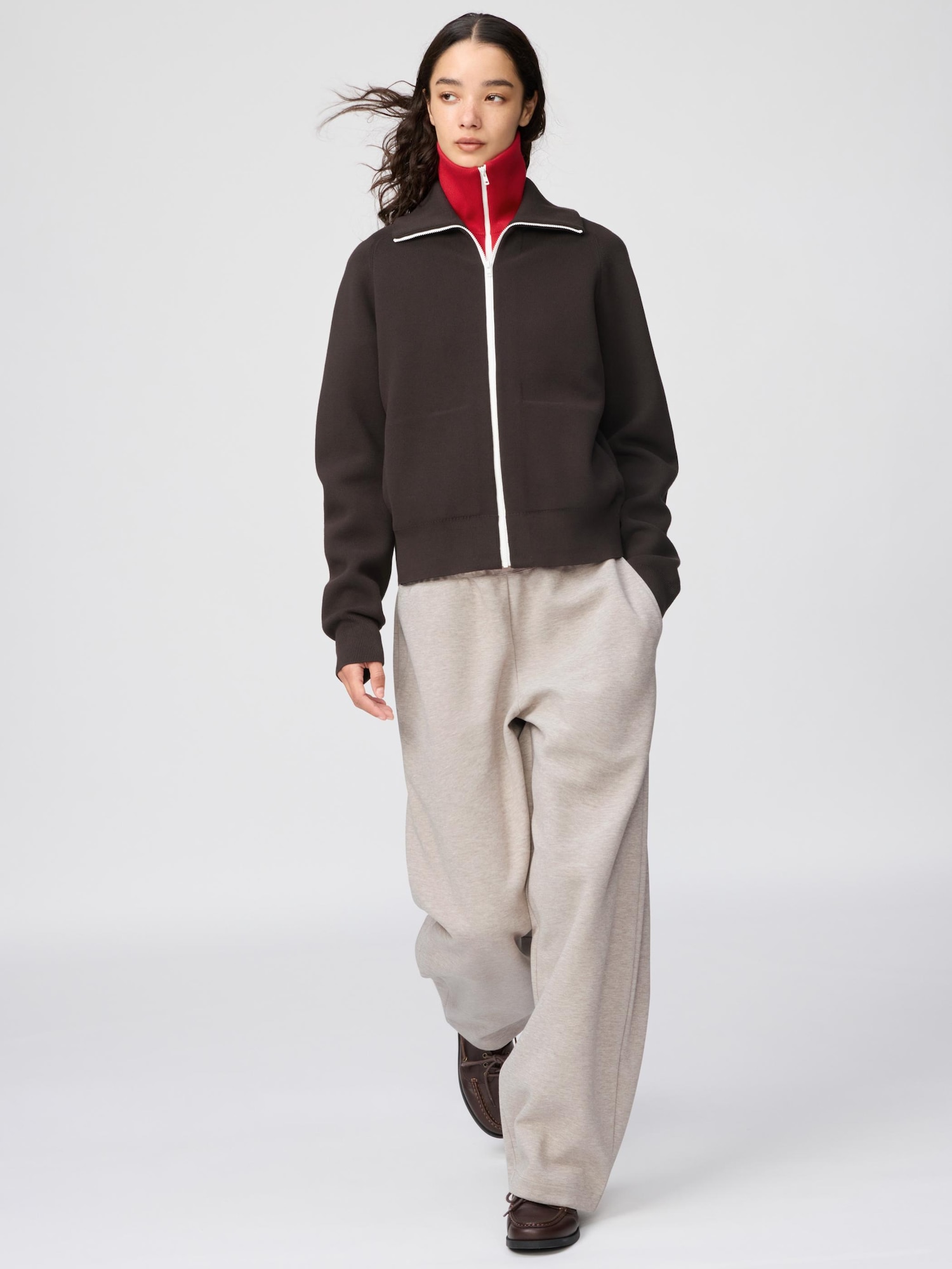 ユニクロ公式 | スウェットワイドパンツ