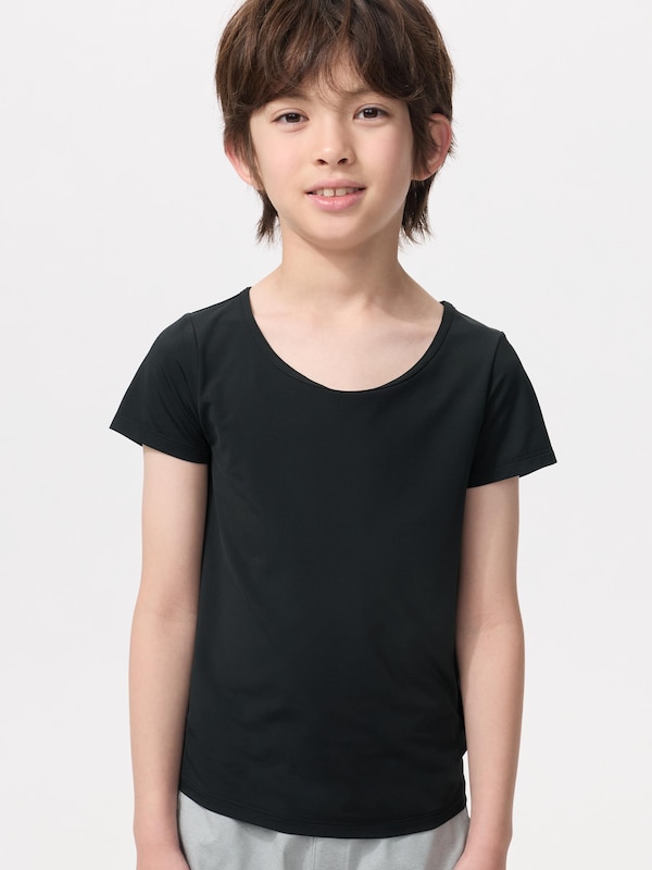 エアリズムメッシュUネックTシャツ