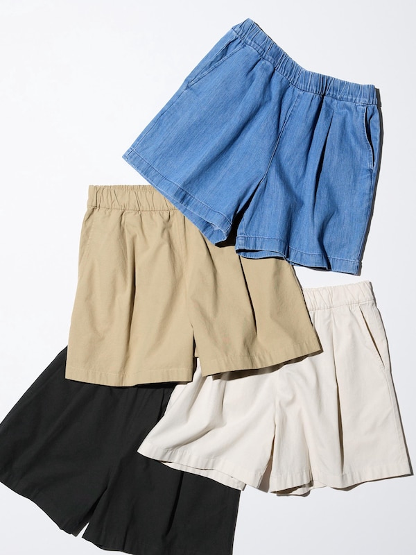 コットンイージーショートパンツ