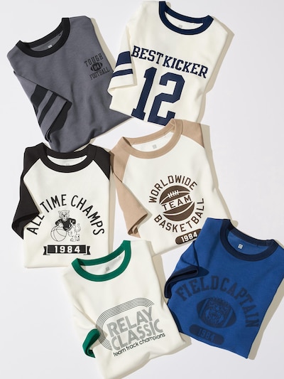エアリズムコットングラフィッククルーネックTシャツ 2