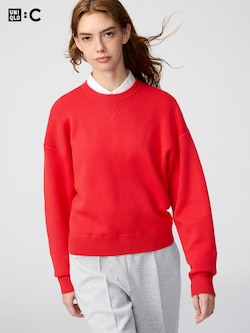 スムースコットンクルーネックセーター