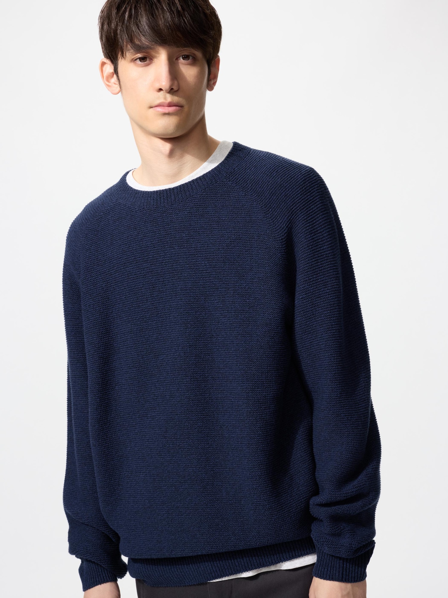UNIQLO ユニクロ U クルーネックセーター［XL］ ユニクロ公式 | 3Dクルーネックセーター