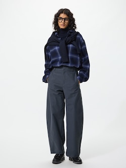 ジャージーバレルレッグパンツ