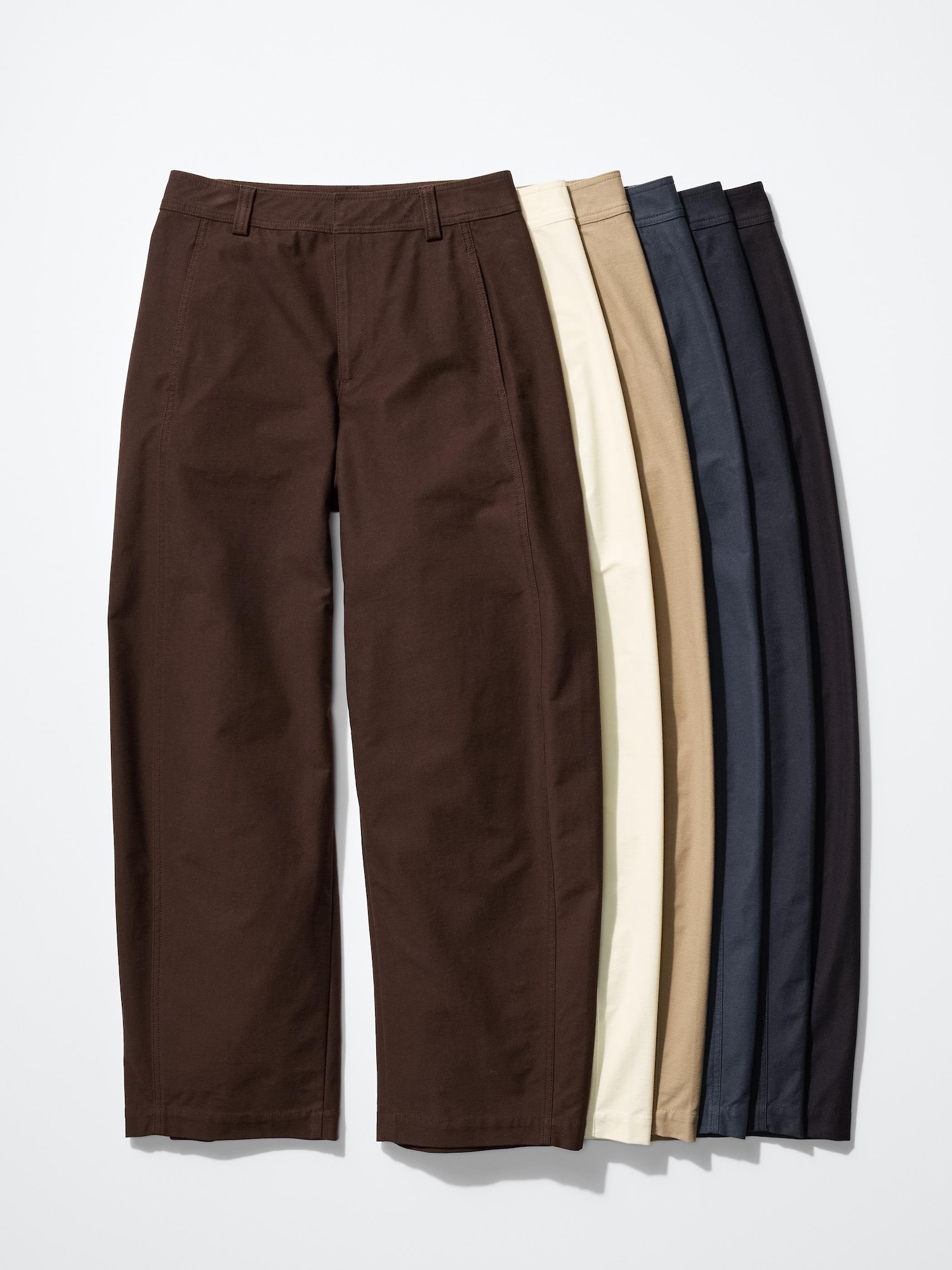 WOMEN ジャージーバレルレッグパンツ | UNIQLO UNIFORM