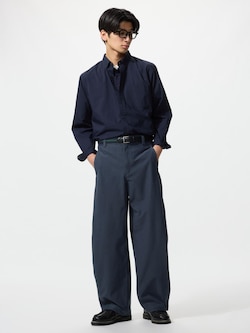 ジャージーバレルレッグパンツ