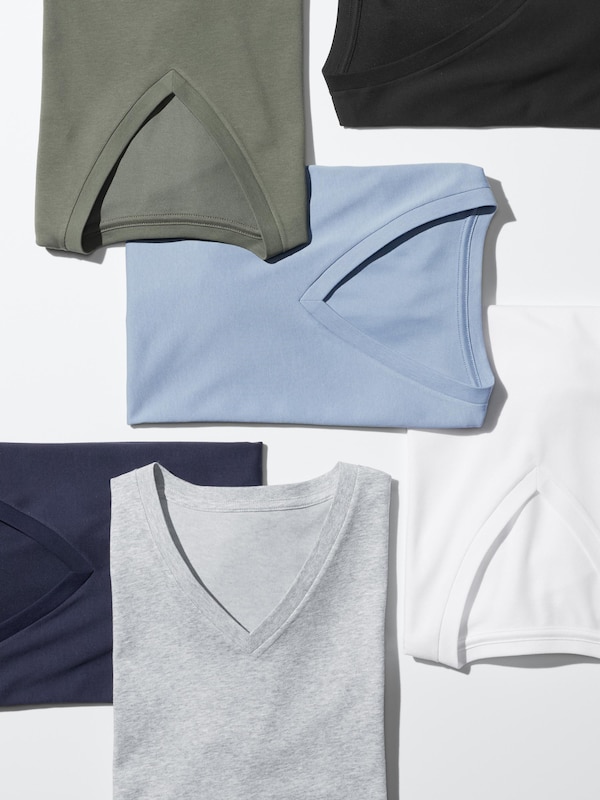 ドライカラーVネックTシャツ