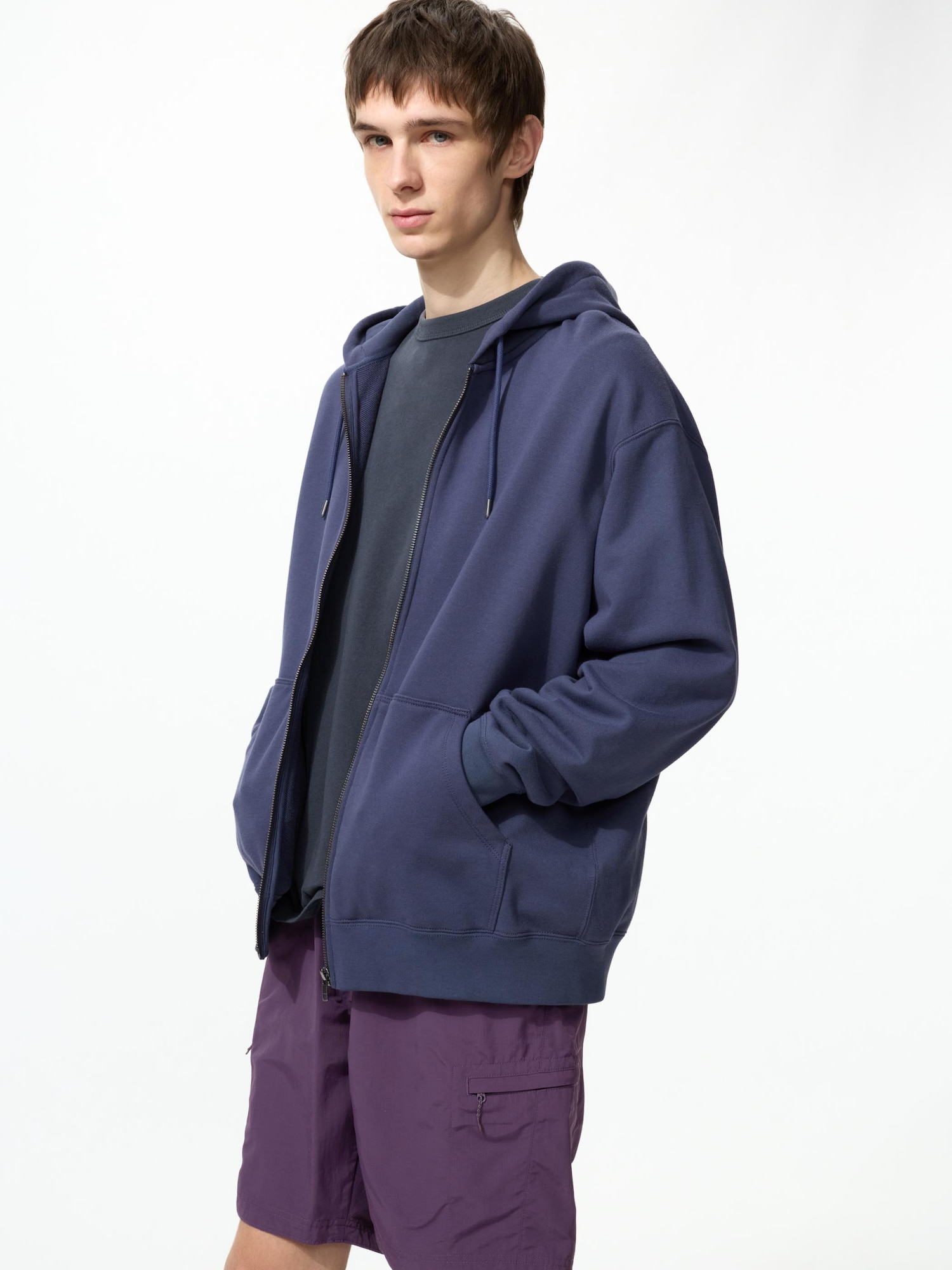 UNIQLO公式 | メンズのスウェット・パーカ (フルジップパーカ)