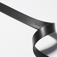 Italian Leather Slide Buckle Belt