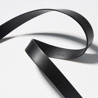 Italian Leather Slide Buckle Belt