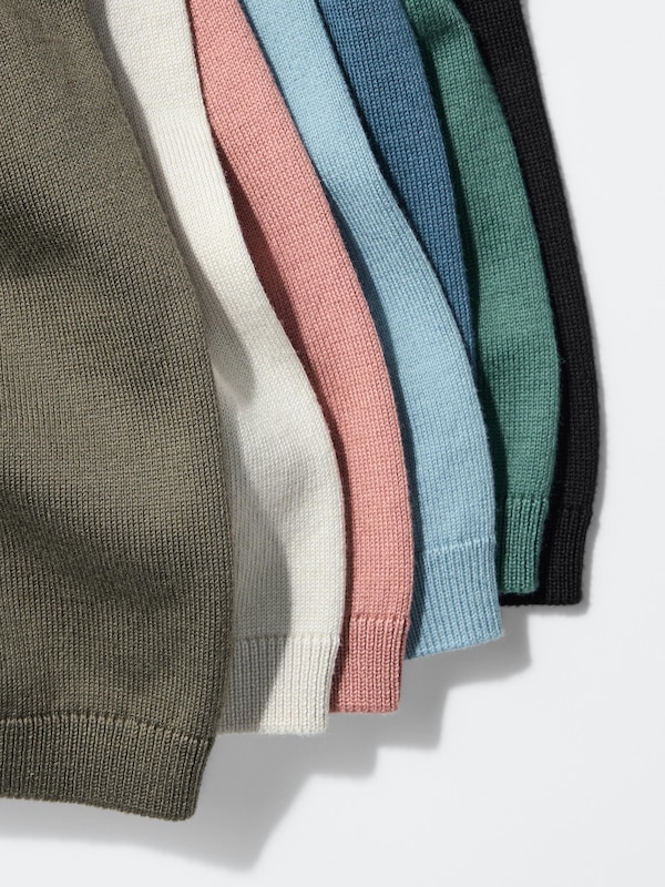 ウォッシャブルニットポロセーター