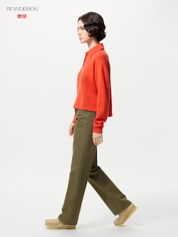 ストレートジーンズ/丈長め