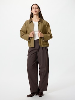 ウルトラストレッチアクティブワイドパンツ丈長め