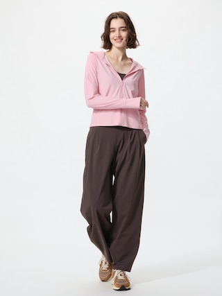 ウルトラストレッチアクティブワイドパンツ/丈長め