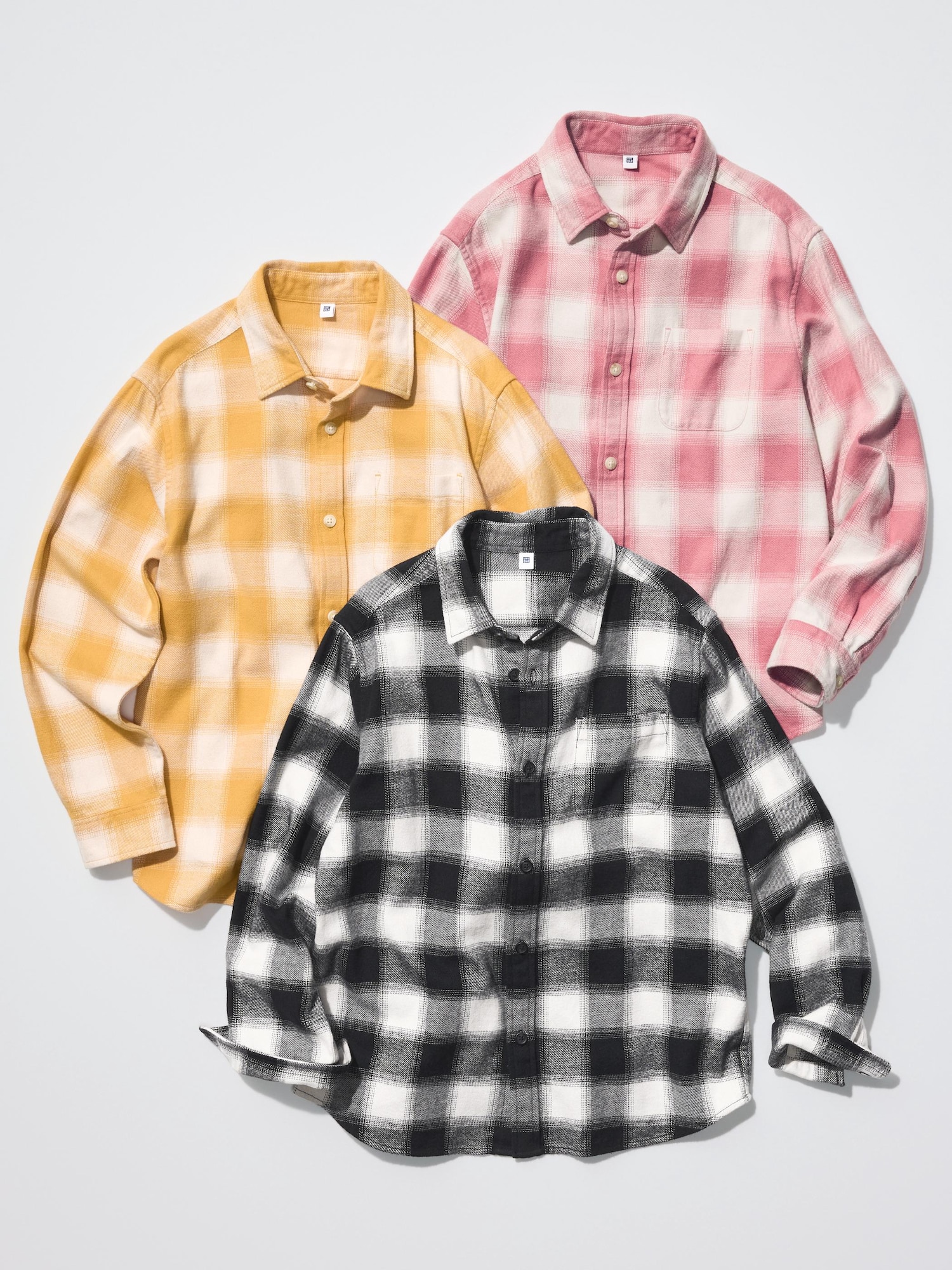 ユニクロ公式 | フランネルチェックシャツ