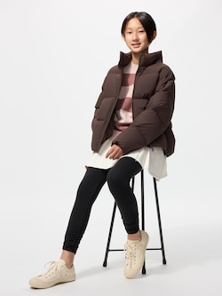 GIRLS 極暖ヒートテックシャーリングレギンス