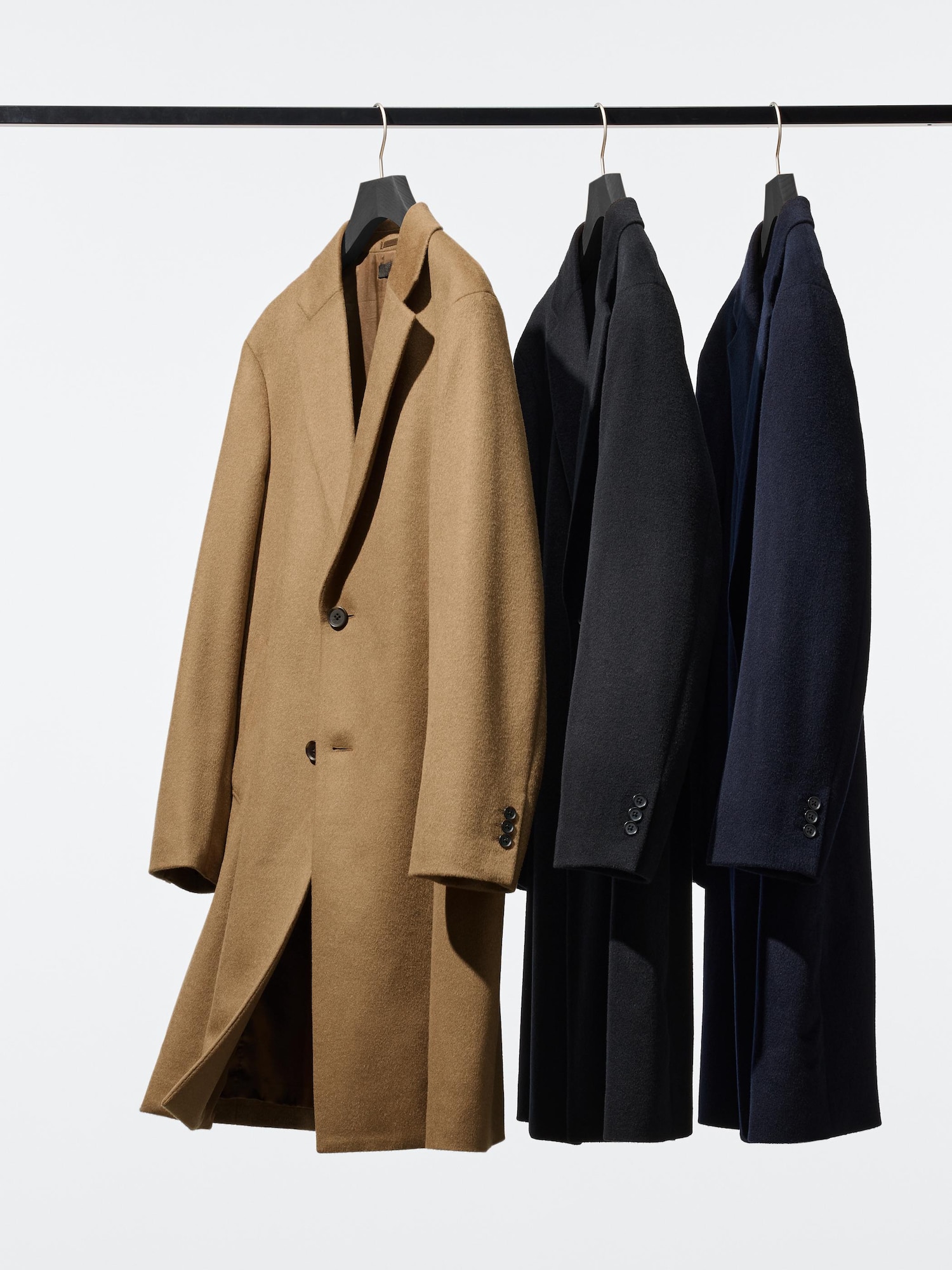 UNIQLO ウールカシミヤチェスターコート　L 新品】UNIQLO ウールカシミヤチェスターコート - メルカリ