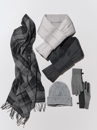 HEATTECH Checked Scarf