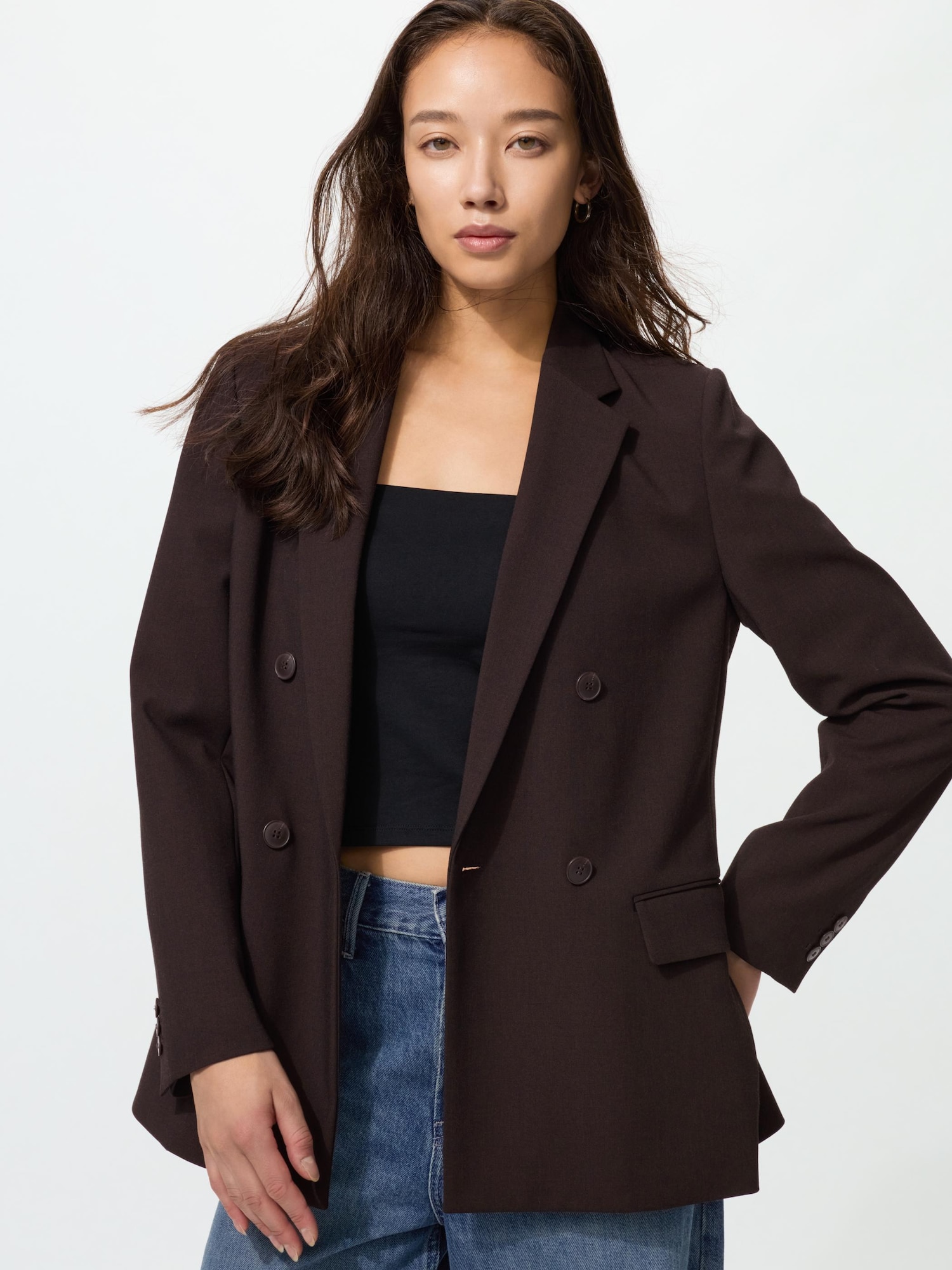 UNIQLO C 感動ダブルジャケット UNIQLO:C購入品】感動ダブルジャケットリラックスフィットは