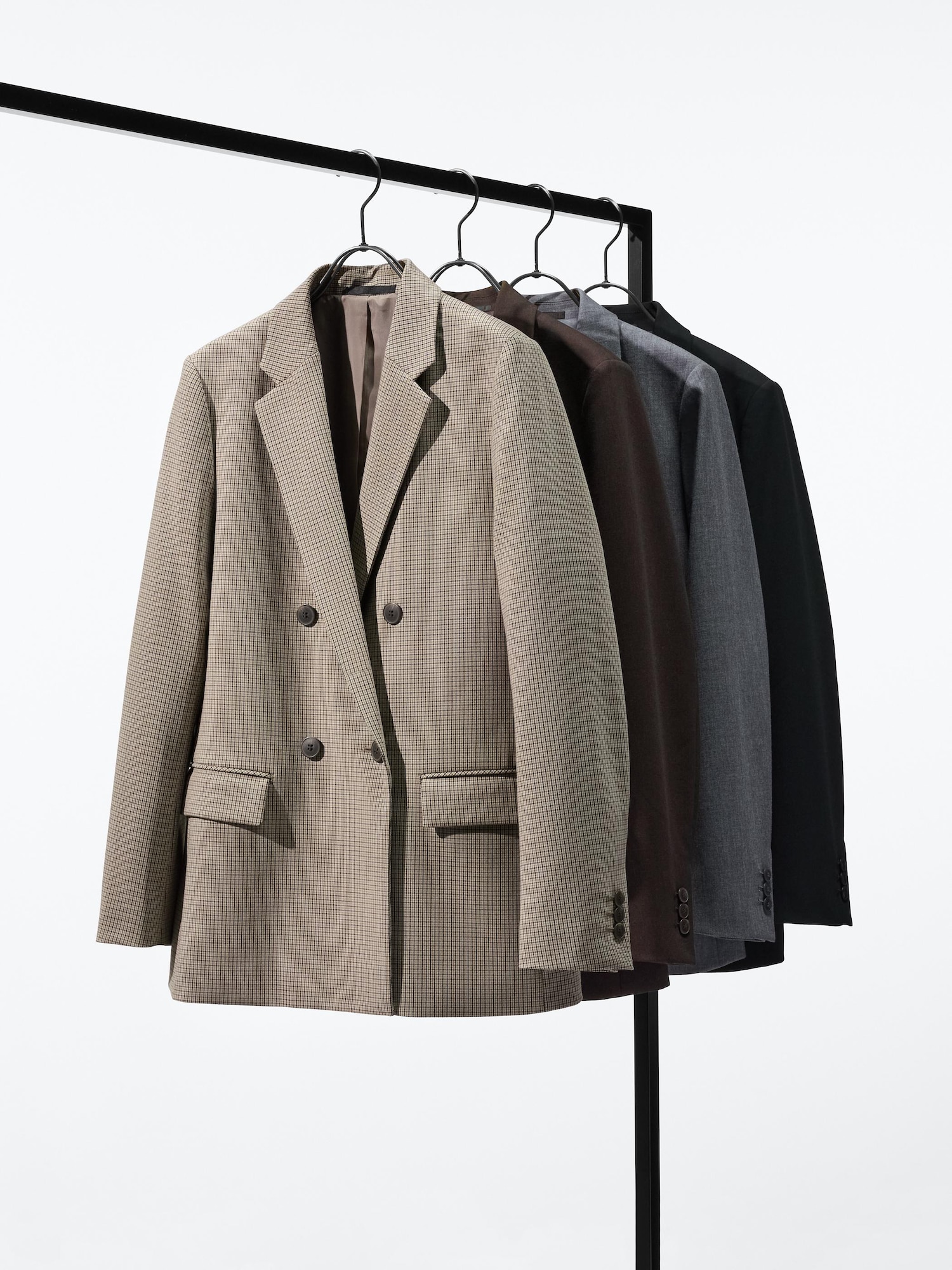 ダブルジャケット 35 BROWN サイズL ダブルジャケット UNIQLO ユニクロ