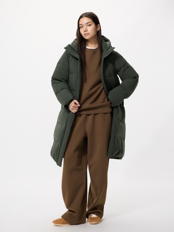 シームレスダウンロングコート