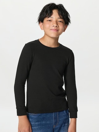 極暖ヒートテックコットンクルーネックTシャツ