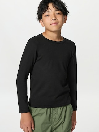 超極暖ヒートテッククルーネックTシャツ