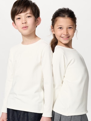 超極暖ヒートテッククルーネッ  クTシャツ