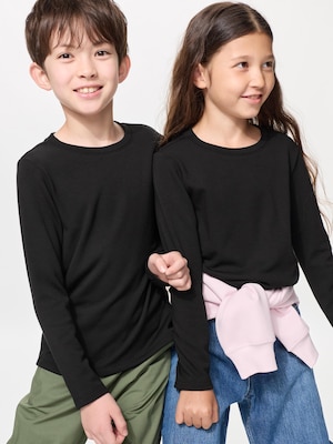 超極暖ヒートテッククルーネックTシャツ