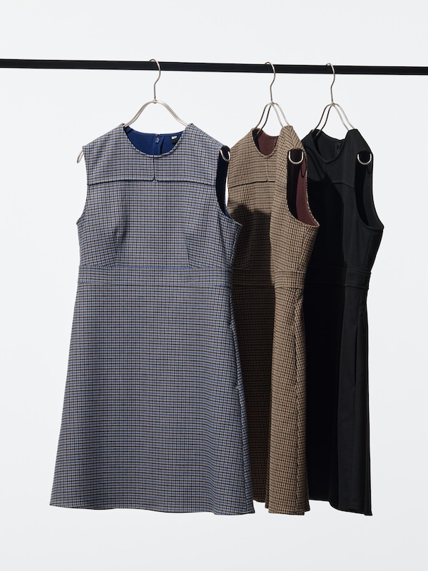 ダブルフェイスミニワンピース