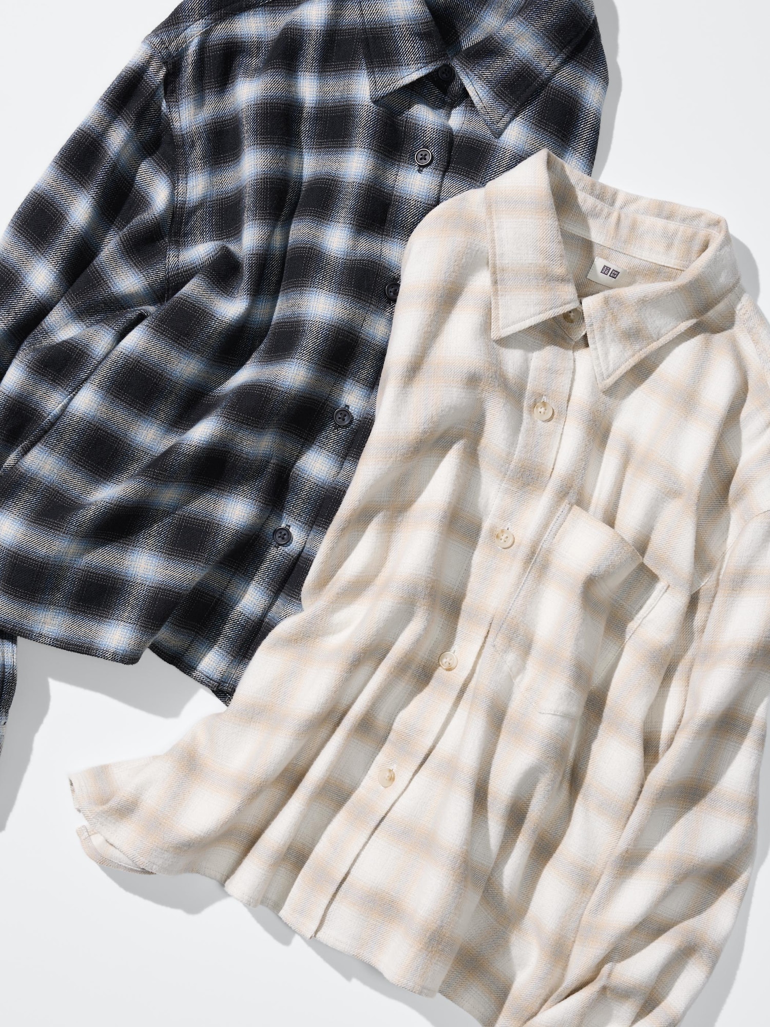 ユニクロ公式 | フランネルボクシーシャツ