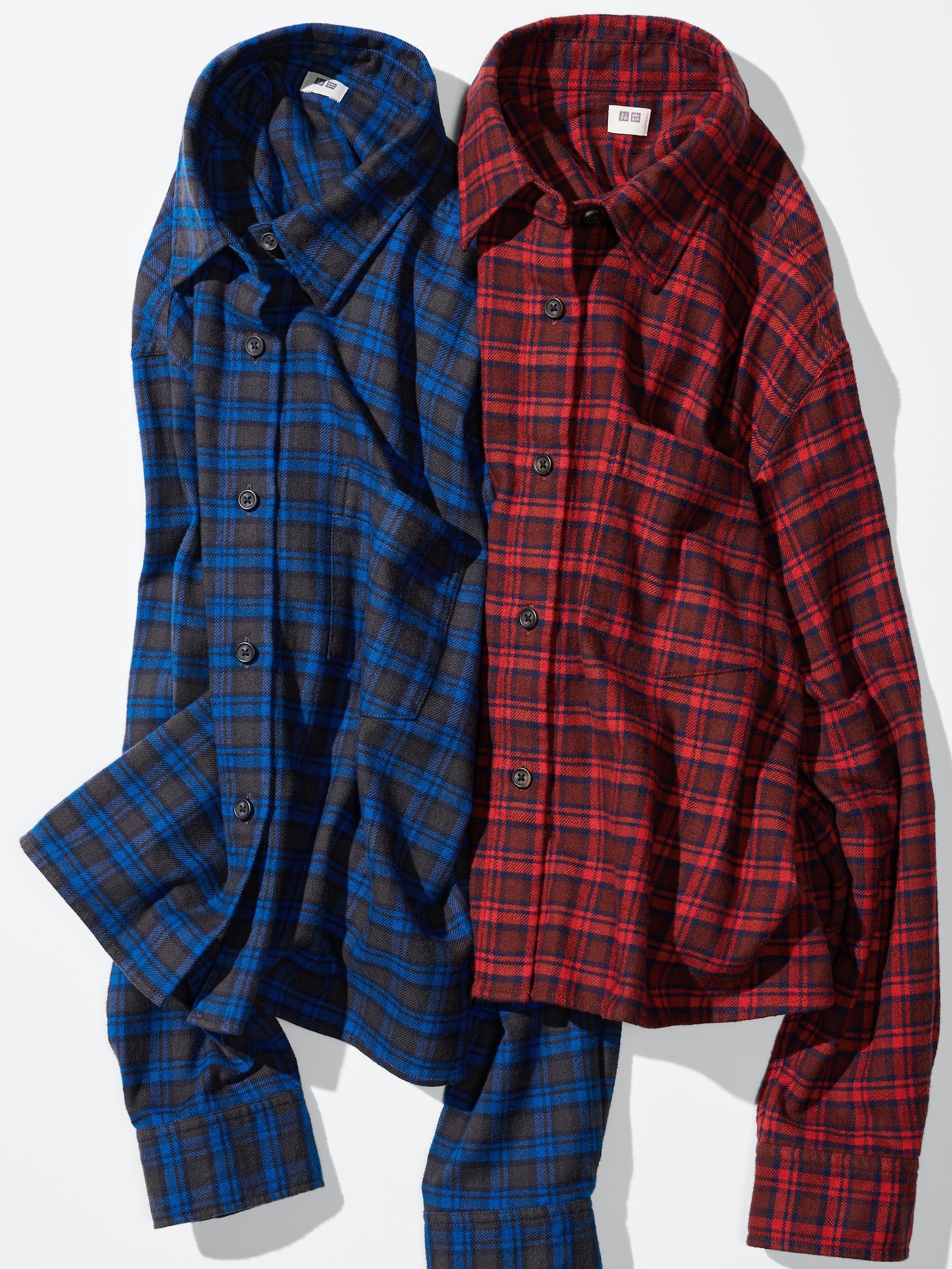 ユニクロ公式 | フランネルボクシーシャツ