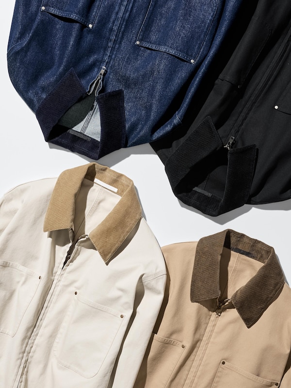 ジップアップショートジャケット