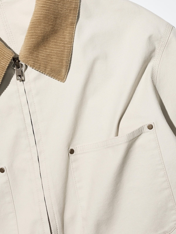 ジップアップショートジャケット