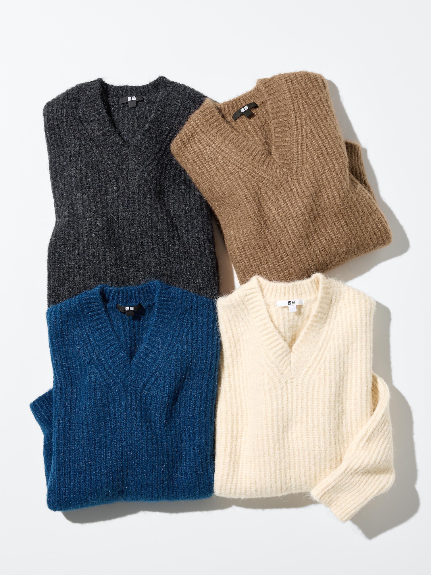 専用枠 ユニクロ公式 | フラッフィVネックセーター